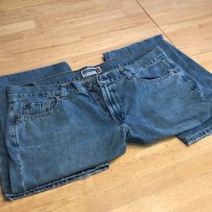 old Navy Ultra low waist boot cut size 16 Jeans